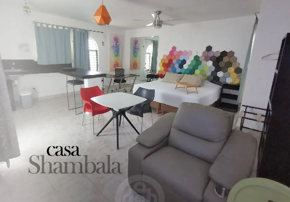 홈스테이 신데 델 카르멘 Casa Shambala Playa 아파트 멕시코